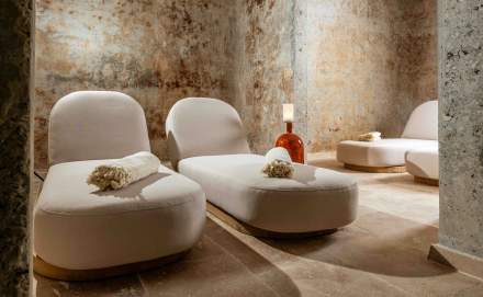 Spa Villa Roubia, Espace détente, Transats confortables